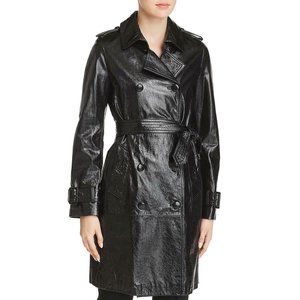 Elie Tahari Womens Black Lamb Leather NWT